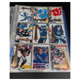 Vintage Hockey Trading Card Binder Mixed Lot