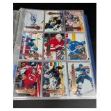 Vintage Hockey Trading Card Binder Mixed Lot