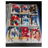 Vintage Hockey Trading Card Binder Mixed Lot