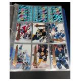 Vintage Hockey Trading Card Binder Mixed Lot