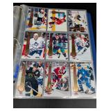 Vintage Hockey Trading Card Binder Mixed Lot