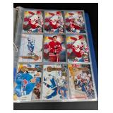 Vintage Hockey Trading Card Binder Mixed Lot