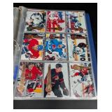 Vintage Hockey Trading Card Binder Mixed Lot