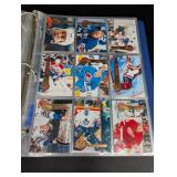 Vintage Hockey Trading Card Binder Mixed Lot