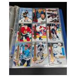 Vintage Hockey Trading Card Binder Mixed Lot