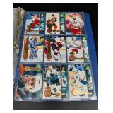 Vintage Hockey Trading Card Binder Mixed Lot