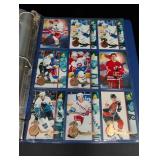 Vintage Hockey Trading Card Binder Mixed Lot