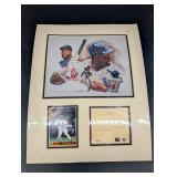 Kirby Puckett Framed Baseball Collector Print With Card & Plaque