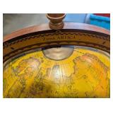 Globe Bar Cabinet Zodiac Map Design