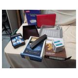 Office Desk Accessories Supply Lot Tray File Stapler Paper Clips Envelopes
