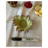 Mixed Decorative Candle Holders Brass Candlestick Glass Votive Lot