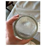 Vintage Glass Jar Lot Maple Syrup Jug & Atlas Mason Storage Jar Lids