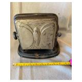 Vintage Art Deco Metal Electric Toaster Drop Front 8in Unbranded