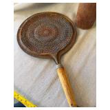 Vintage Kitchenware Tool Lot Shaker Potato Ricer Cast Iron Toaster
