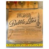 NOMA Bubble-Lites Vintage Christmas Light Bulbs w/ Box 10 Pc Asst