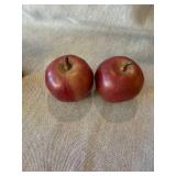 Vintage MCM Faux Fruit Decor Lot 7 Pc Apples Pears Grapes Banana