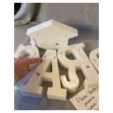 Graduation GRAD Marquee Light Sign Set White Plastic Battery Powered
