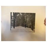 Limited Edition Winter Scene Photographic Prints Pair 82/170 83/170