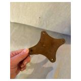 Vintage Cast Iron Adjustable Flower Pot Wall Mount Bracket Rust Patina