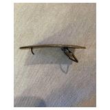 Vintage Kool Cigarettes Advertising Belt Buckle Dark Metal Tobacciana