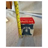 1975 Historical Souvenir Co Liberty Bell Replica w/ Box Vintage USA