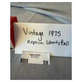 1975 Historical Souvenir Co Liberty Bell Replica w/ Box Vintage USA