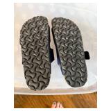Birkenstock Arizona Blue Velvet Sandals Size 38 Womenâs Very Good
