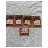 Bluebird Pearl Buttons Carded Lot of 5 Mother of Pearl Sizes 16 18