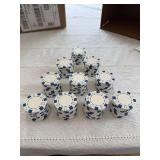 Da Vinci Poker Chips Blue White 100 Count Non-Denominated Set