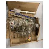 Mixed Key Blank Lot w/ Display Racks Ilco Schlage Yale Locksmith Supply
