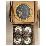 Vintage Analog Panel Meter Assortment AC/DC Ammeter Voltmeter 8pc
