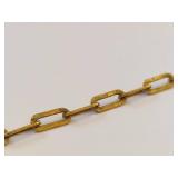 Sterling Silver Gold-Tone Paperclip Link Bracelet
