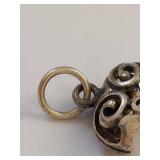 Sterling Silver Heart-Shaped Pendant