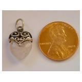 Sterling Silver Heart-Shaped Pendant