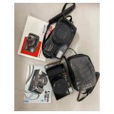 Olympus C-4040, Canon AF35ML & Pentax 105-R Camera Group w/ Cases