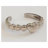 Sterling Silver Adjustable Heart Ring