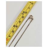 Sterling Silver Italian Box Chain Necklace