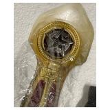 Masonic Ceremonial Sword Decorative In Box Freemason Approx 45"