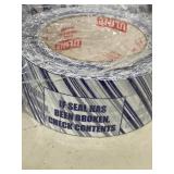 Uline S-9927 Security Seal Packing Tape 12 Rolls Tamper Evident