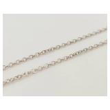 Sterling Silver Chain Link Style Necklace