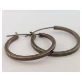 Sterling Silver Hoop Earrings