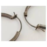 Sterling Silver Hoop Earrings