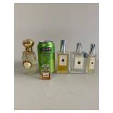 Jo Malone Annick Goutal Chanel Fragrance Bottle Lot Lime Basil Grapefruit No 5