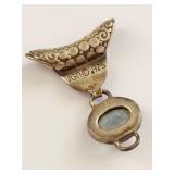 Sterling Silver Blue Stone Pendant By JGD Janice Girardi 925