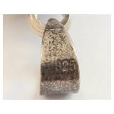 Sterling Silver Purple Stone Quatrefoil Pendant