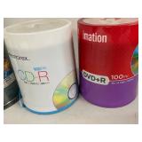 Philips Memorex Imation Blank CD-R DVD+R Spindle Lot 5x 100pk