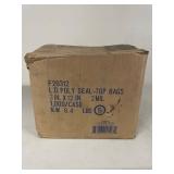 3x12 2 Mil Poly Seal-Top Bags 1000/Case F20312 Boxed See Photos