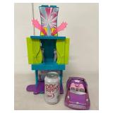 Polly Pocket Playset Bundle Stage House Compact Car Bluebird As Is
