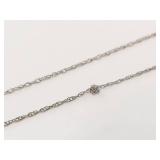 Sterling Sterling Fine Link Chain Necklace