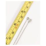 Sterling Sterling Fine Link Chain Necklace